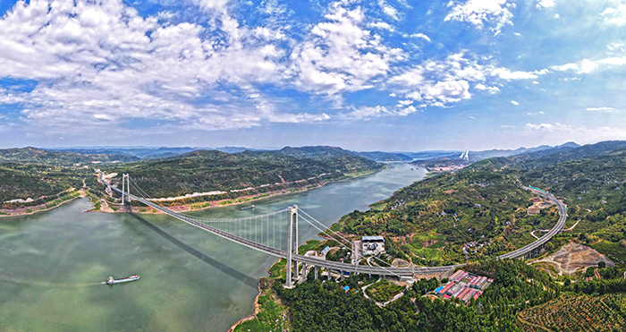 重慶萬州環線新田長江大橋